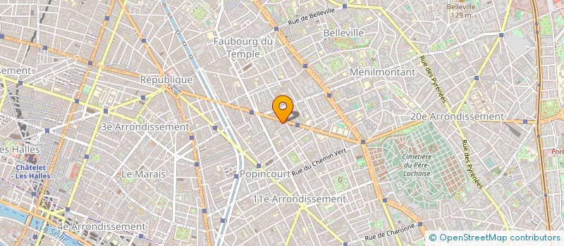 localisation de l'entreprise SYND.COPR. 68 AV REPUBLIQUE 75011 PA  PARIS