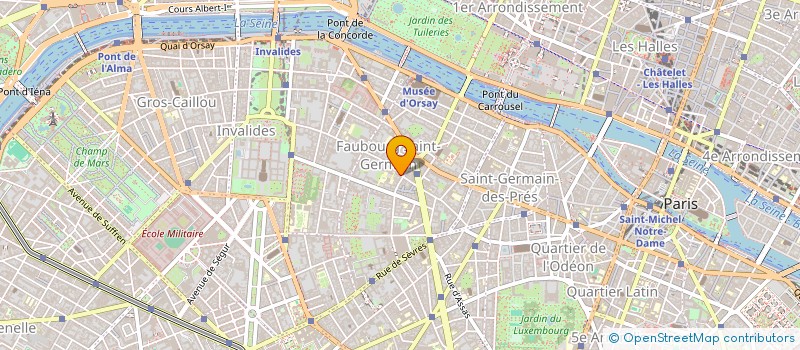 localisation de l'entreprise SYND COPR 69 RUE DE GRENELLE 75007 PARIS  PARIS