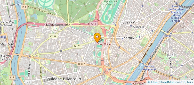 localisation de l'entreprise SYND.COPR. 69 RUE NICOLO PARIS  16 REP P  PARIS