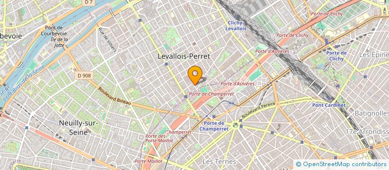 localisation de l'entreprise SYND COPR 6BIS RUE GABRIEL PERI à LEVALLOIS-PERRET