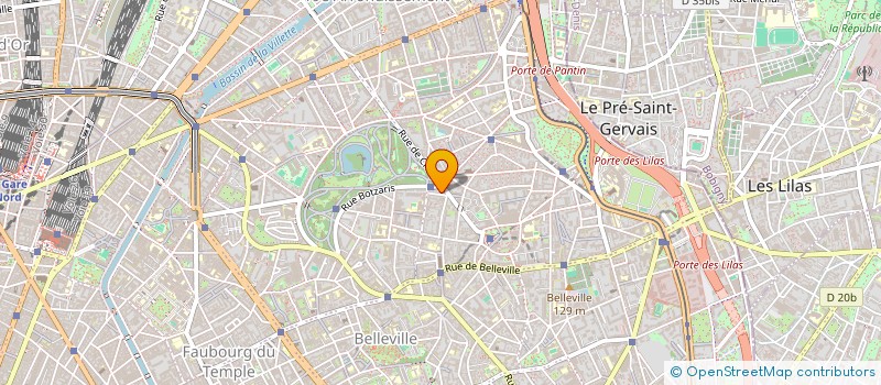 localisation de l'entreprise SYND.COPR. 7 9 RUE DE L ENCHEVAL 75019 P  PARIS