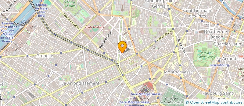 localisation de l'entreprise SYND.COPR. 7 9 RUE SANTOS DUMONT 75015 P  PARIS