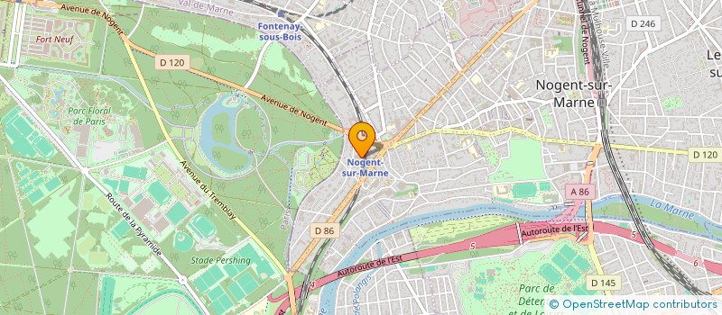 localisation de l'entreprise SYND COPR 7 AV DES MARRONNIERS à NOGENT-SUR-MARNE
