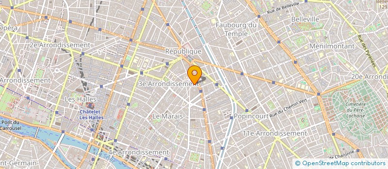 localisation de l'entreprise SYND.COPR. 7 BD ST MARTIN 75003 PARIS RE  PARIS