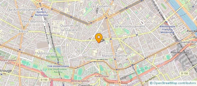 localisation de l'entreprise SYND COPR 7 PASSAGE FOUBERT 75013  PARIS