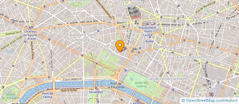 localisation de l'entreprise SYND.COPR. 7 R D ANJOU 75007    PARIS RE  PARIS