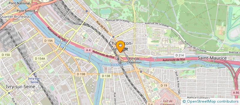 localisation de l'entreprise SYND.COPR. 7 R PIERRE PHILIPPOT 94 ALFOR à CHARENTON-LE-PONT