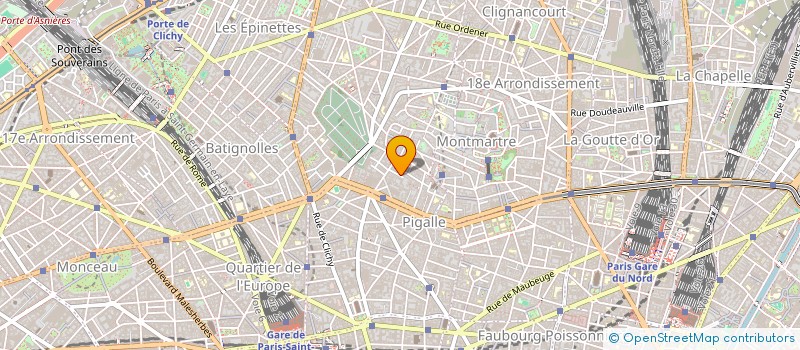 localisation de l'entreprise SYND.COPR. 7 R ROBERT PLANQUETTE 75018 P  PARIS