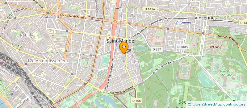 localisation de l'entreprise SYND.COPR. 7 RUE ALLARD à SAINT-MANDE