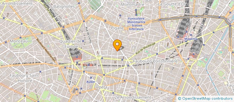 localisation de l'entreprise SYND.COPR. 7 RUE BOURDALOUE     PARIS 9  PARIS