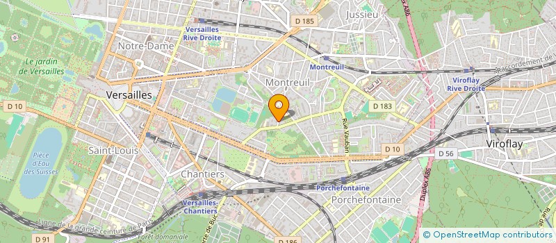 localisation de l'entreprise SYND COPR 7 RUE DE CONDAMINES 78000 VERSAILLES à VERSAILLES