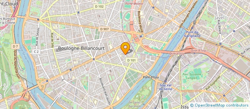 localisation de l'entreprise SYND COPR 7 RUE DE VANVES 92 BOULOGNE BILLANCOURT à BOULOGNE-BILLANCOURT