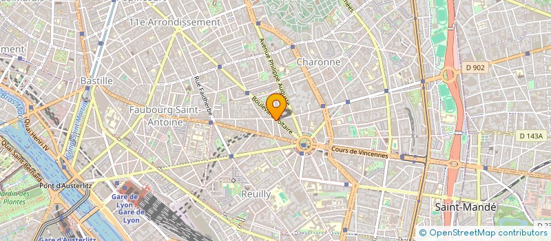 localisation de l'entreprise SYND.COPR. 7 RUE DES IMMEUBLES  INDUSTRI  PARIS