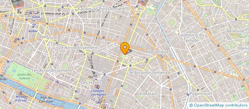 localisation de l'entreprise SYND.COPR. 7 RUE DES PETITS CHAMPS PARIS  PARIS