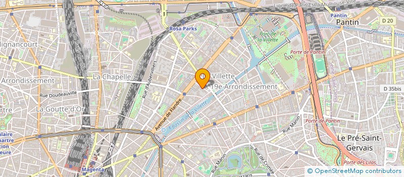 localisation de l'entreprise SYND.COPR. 7 RUE DUVERGIER 75019 PARIS R  PARIS