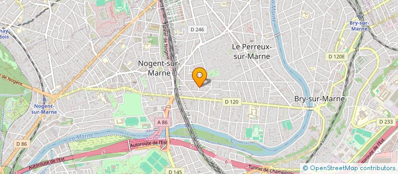 localisation de l'entreprise SYND COPR 7 RUE HENRI RIVIERE  LE PERREUX-SUR-MARNE