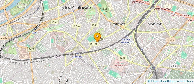 localisation de l'entreprise SYND.COPR. 7 RUE LAMEROUX 92 VANVES REP  VANVES