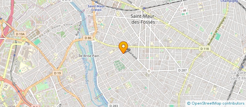 localisation de l'entreprise SYND.COPR. 7 RUE LEDRU ROLLIN à SAINT-MAUR-DES-FOSSES