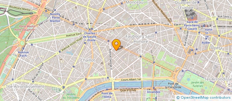 localisation de l'entreprise SYND.COPR. 7 RUE LINCOLN 75008  PARIS RE  PARIS