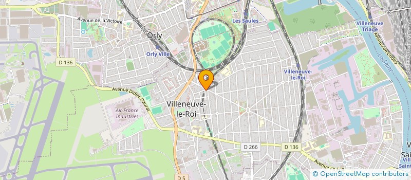 localisation de l'entreprise SYND.COPR. 7 RUE MICHEL VOISIN 92 SCEAU  VILLENEUVE-LE-ROI