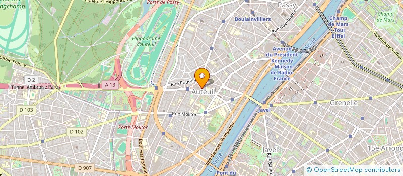 localisation de l'entreprise SYND.COPR. 7 RUE PIERRE GUERIN  75016 PA  PARIS