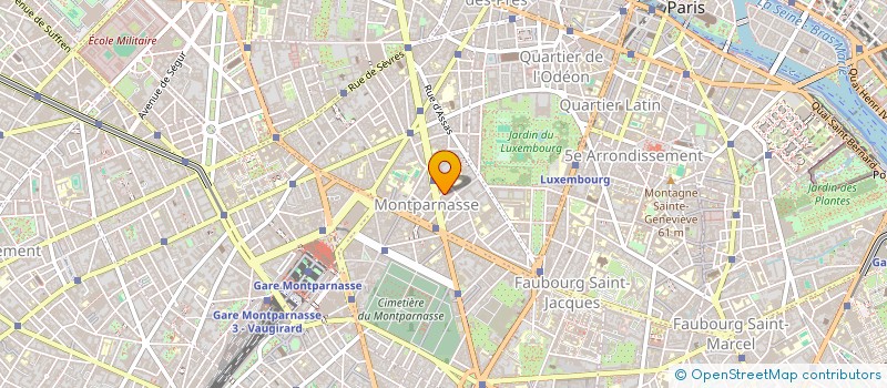 localisation de l'entreprise SYND.COPR. 7 RUE SAINTE BEUVE   75006 PA  PARIS