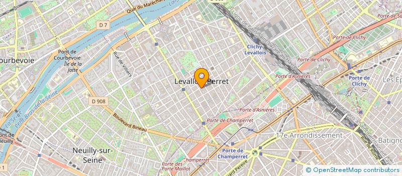 localisation de l'entreprise SYND.COPR. 70 R ARISTIDE BRIAND 92 LEVAL à LEVALLOIS-PERRET