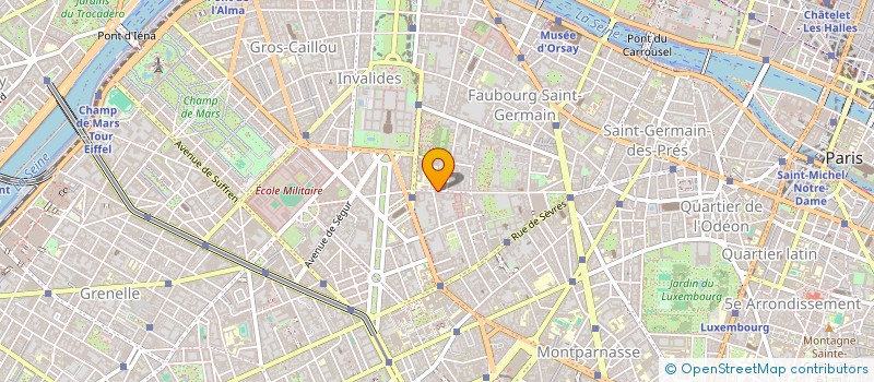 localisation de l'entreprise SYND COPR 70 RUE DE BABYLONE 75007 PARIS  PARIS