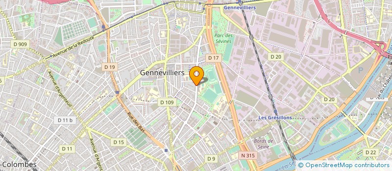 localisation de l'entreprise SYND COPR 71 RUE HENRI BARBUSSE à GENNEVILLIERS