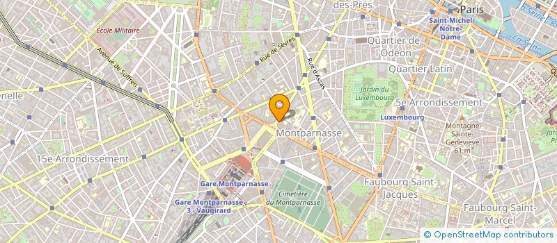localisation de l'entreprise SYND.COPR. 72 BIS RUE BONAPARTE 75006 PA  PARIS