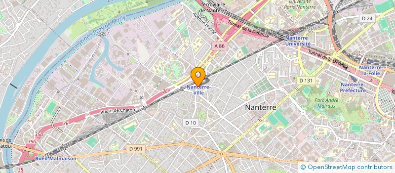 localisation de l'entreprise SYND.COPR. 72 RUE D EPINAY      COLOMBES  NANTERRE