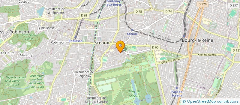 localisation de l'entreprise SYND.COPR. 73 R DE LA REPUBLIQUE92 LE PL à SCEAUX