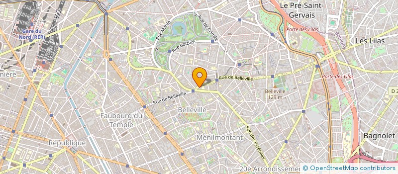 localisation de l'entreprise SYND.COPR. 73 RUE REBEVAL 75019 PARIS RE  PARIS