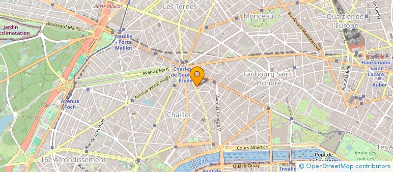 localisation de l'entreprise SYND COPR 74 AV MARCEAU  PARIS