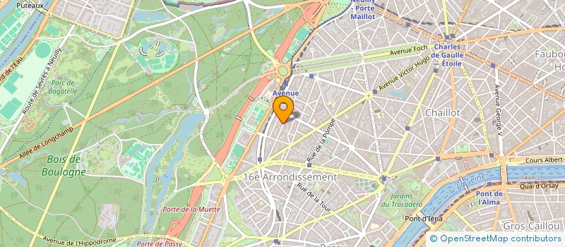 localisation de l'entreprise SYND.COPR. 74 RUE DE LA         FAISANDE  PARIS