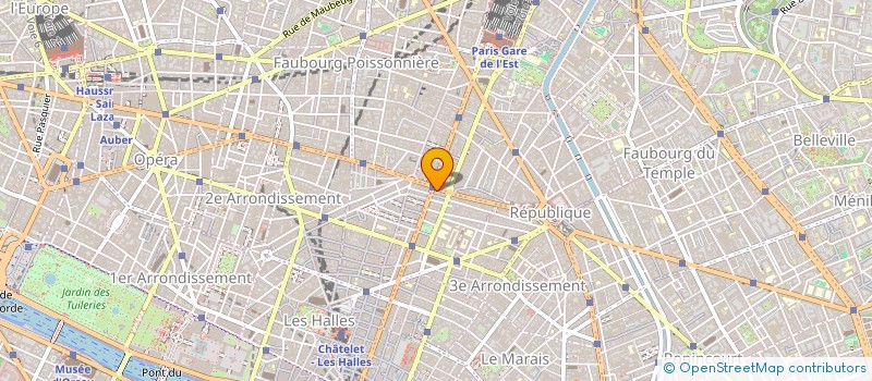 localisation de l'entreprise SYND.COPR. 74 RUE DU FG ST DENIS 75010 P  PARIS