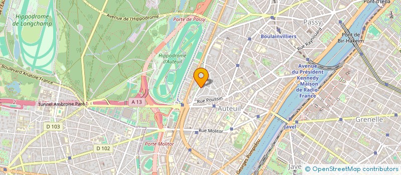 localisation de l'entreprise SYND.COPR. 75 BD DE MONTMORENCY 75016 PA  PARIS