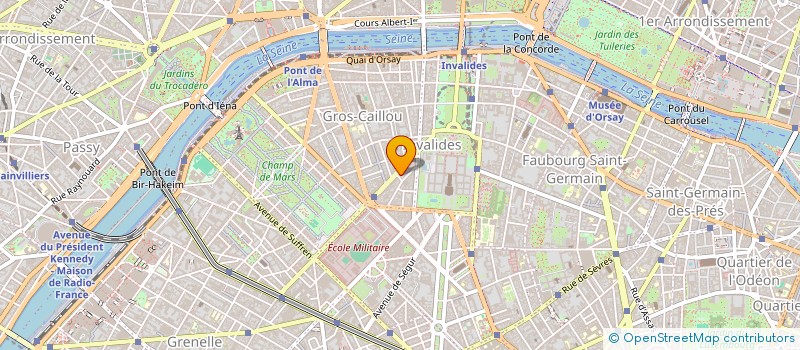 localisation de l'entreprise SYND.COPR. 75 BD GRENELLE PARIS 15 REP S  PARIS