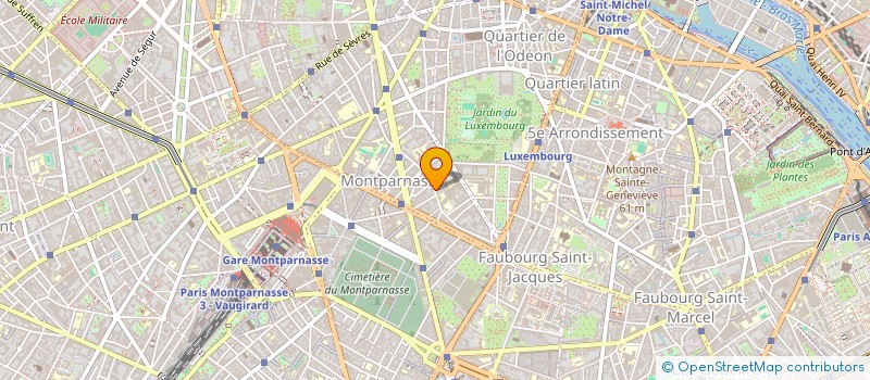 localisation de l'entreprise SYND COPR 75 NOTRE DAME DES CHAMPS 75006 PARIS  PARIS