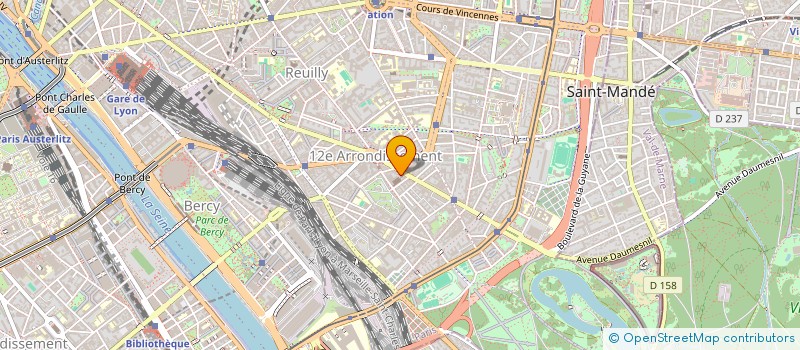 localisation de l'entreprise SYND.COPR. 75 RUE DE WATTIGNIES 75012 PA  PARIS