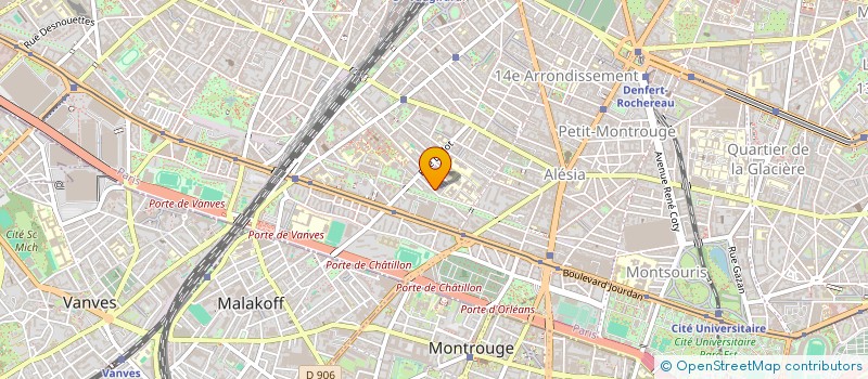 localisation de l'entreprise SYND.COPR. 76 AV EDOUARD VAILLANT BOULOG  PARIS