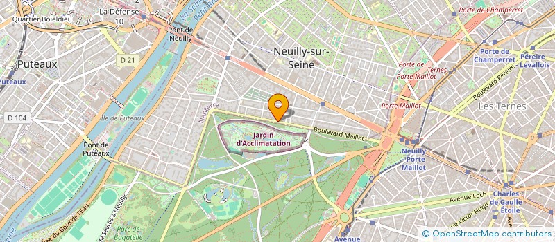 localisation de l'entreprise SYND COPR 76 BD MAURICE BARRES à NEUILLY-SUR-SEINE