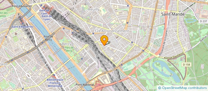 localisation de l'entreprise SYND.COPR. 76 BIS R DES MEUNIERS 75012 P  PARIS