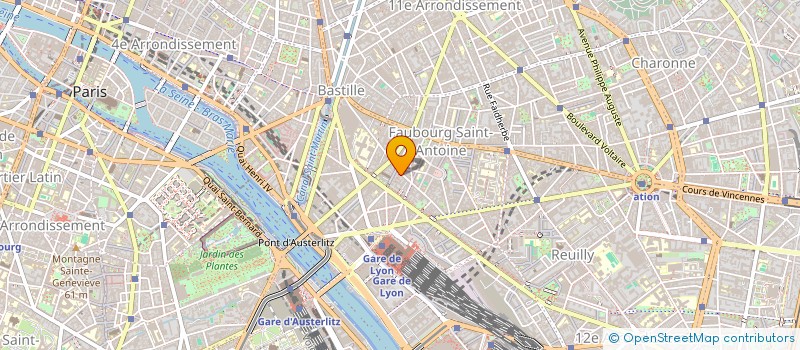 localisation de l'entreprise SYND.COPR. 76 RUE DE CHARENTON  PARIS 12  PARIS