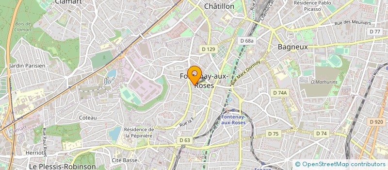 localisation de l'entreprise SYND.COPR. 78 AV DE SAINT MANDE 75012 PA à FONTENAY-AUX-ROSES