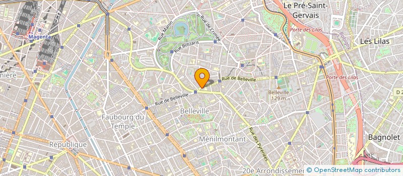 localisation de l'entreprise SYND.COPR. 78 RUE DE CHARONNE   75011 PA  PARIS