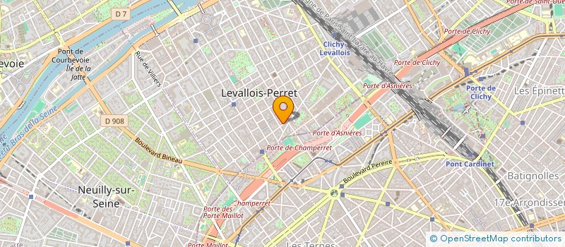 localisation de l'entreprise SYND COPR 79 RUE LOUISE MICHEL à LEVALLOIS-PERRET