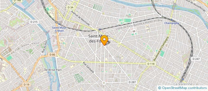 localisation de l'entreprise SYND.COPR. 8-10 AV DE LA REPUBLIQUE 94 C à SAINT-MAUR-DES-FOSSES