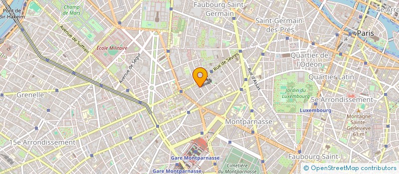 localisation de l'entreprise SYND COPR 8 10 RUE J B DE LA    SALLE PA  PARIS 6