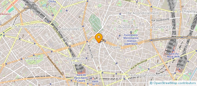 localisation de l'entreprise SYND.COPR. 8 10 RUE SAINT BERNARD PARIS  PARIS